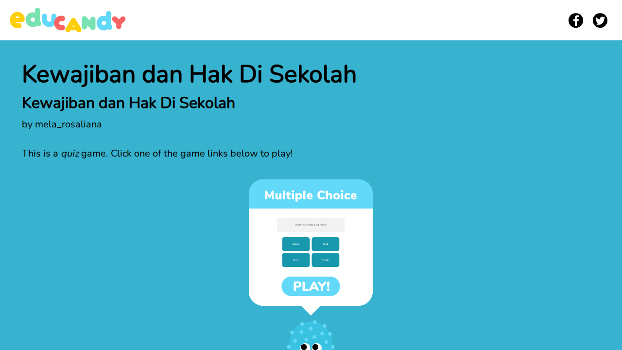 Kewajiban dan Hak di Sekolah