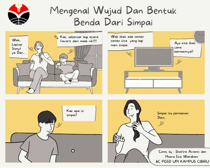 Mengenal Wujud dan Bentuk Benda dari Simpai